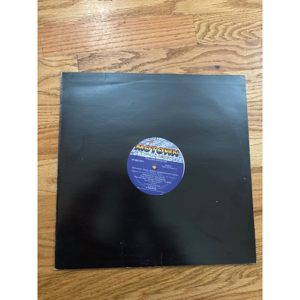 Thelma Houston Saturday Night Sunday Morning 1979 Motown Disco Funk 12 Single